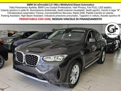BMW X4 Xdrive 20d mhev Tetto cam Nav PDC Full LED Grigio usata Campi Bisenzio