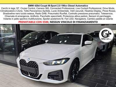 BMW Serie 4 M4 Mhev 48v C.19" M-Sport PRO Tetto Navi PDC NEW MODEL Bianco usata Campi Bisenzio
