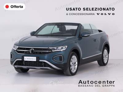 Volkswagen T-Roc 1.5 tsi Cabriolet Verde usata Bassano del Grappa