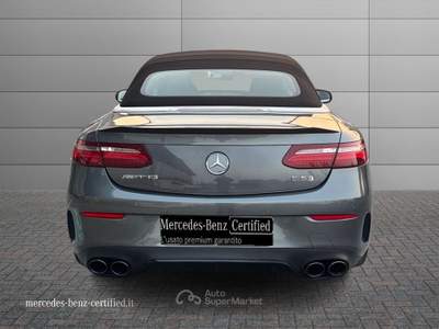 Mercedes-Benz Classe E E cabrio 53 amg eq-boost 4matic + auto Grigio usata Rivoli