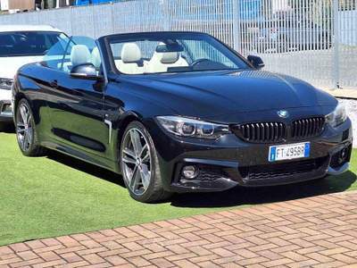 BMW Serie 4 420d 420d Cabrio Msport Nero usata Rezzato