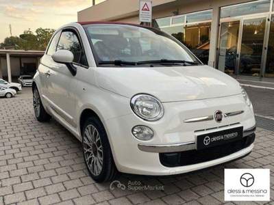 Fiat 500 Cabrio 1.2 Bianco usata Caltagirone