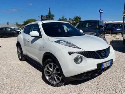 Nissan Juke Start&Stop Tekna GANCIO TRAINO ,UNICO PROPRIETARIO ,NEOPATENTATI,NAVY,PELLE,RETRO Bianco usata Corato