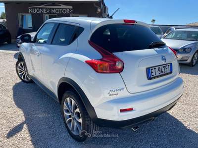 Nissan Juke Start&Stop Tekna GANCIO TRAINO ,UNICO PROPRIETARIO ,NEOPATENTATI,NAVY,PELLE,RETRO Bianco usata Corato