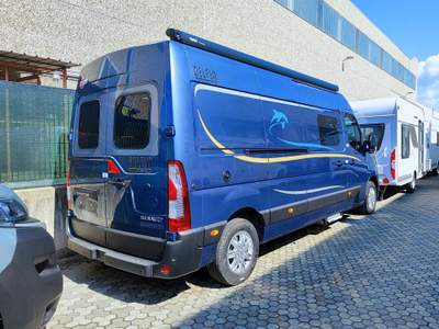 Fiat Ducato Burstner Delfin C 621 - Furgonato con letti gemelli Blu/Azzurro usata Druento