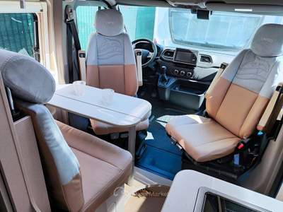Fiat Ducato Burstner Delfin C 621 - Furgonato con letti gemelli Blu/Azzurro usata Druento
