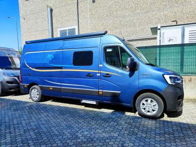 Fiat Ducato Burstner Delfin C 621 - Furgonato con letti gemelli Blu/Azzurro usata Druento