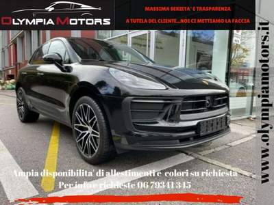 Porsche Macan 2.0 265CV NEW MODEL KAMERA NAVI 21 PANORAMA LED Nero usata Ciampino