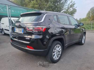 Jeep Compass LONGITUDE 1.6 MULTIJET 130 CV - 2WD - FINANZIABILE - PRONTA CONS Nero usata Iseo