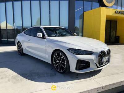 BMW Serie 4 420d 420 d 48V xDrive Coupé Msport Bianco usata Pieve di Cento