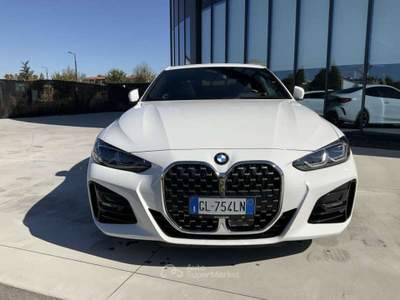 BMW Serie 4 420d 420 d 48V xDrive Coupé Msport Bianco usata Pieve di Cento