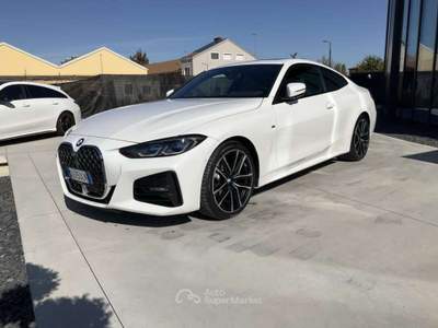 BMW Serie 4 420d 420 d 48V xDrive Coupé Msport Bianco usata Pieve di Cento