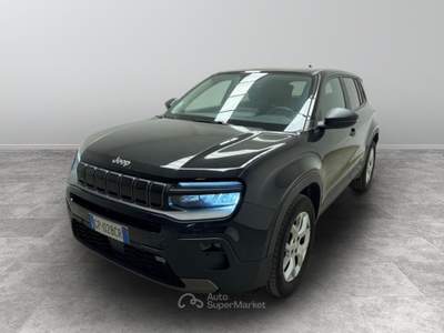 Jeep Avenger  -  1.2 turbo longitude fwd 100cv Nero usata Biella