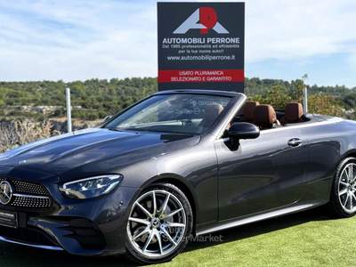 Mercedes-Benz Classe E d Auto Cabrio Premium Plus (Pelle/Navi/Retro/LED) Grigio usata Castellaneta