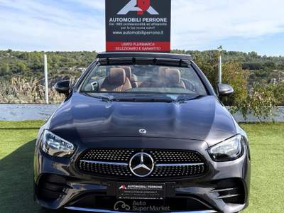 Mercedes-Benz Classe E d Auto Cabrio Premium Plus (Pelle/Navi/Retro/LED) Grigio usata Castellaneta