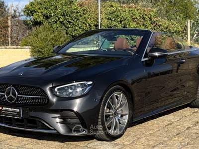 Mercedes-Benz Classe E d Auto Cabrio Premium Plus (Pelle/Navi/Retro/LED) Grigio usata Castellaneta