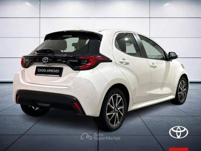 Toyota Yaris 1.5 VVT-iE Hybrid Trend E-CVT Bianco usata Brescia