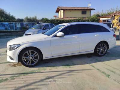 Mercedes-Benz Classe C MERCEDES BENZ C 220 CDI AUT. SW Bianco usata Frascati