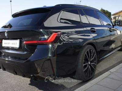 BMW Serie 3 320d 320 d 48V Touring Msport LISTINO 69.000€ Nero usata Manzano