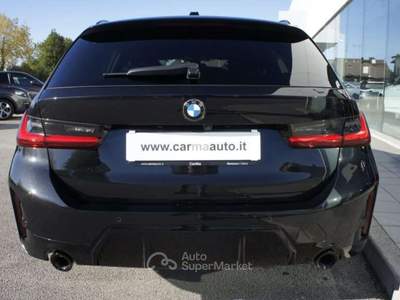 BMW Serie 3 320d 320 d 48V Touring Msport LISTINO 69.000€ Nero usata Manzano