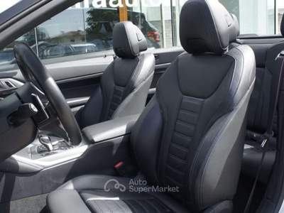 BMW Serie 4 420d 420 d 48V Cabrio Msport Pro LISTINO 80.500€ Bianco usata Manzano
