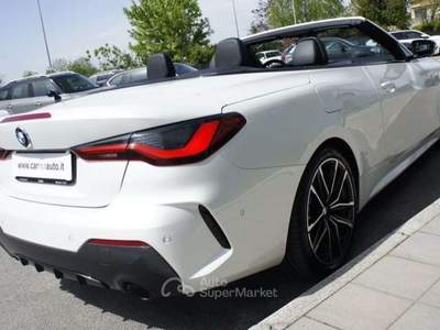 BMW Serie 4 420d 420 d 48V Cabrio Msport Pro LISTINO 80.500€ Bianco usata Manzano