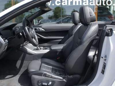 BMW Serie 4 420d 420 d 48V Cabrio Msport Pro LISTINO 80.500€ Bianco usata Manzano