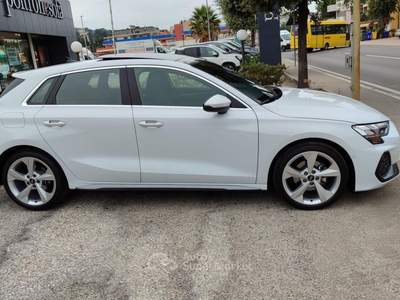 Audi A3 Sportback 35 tdi S line s-tronic NUOVO MODELLO Bianco usata San Benedetto del Tronto
