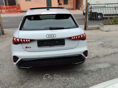 Audi A3 Sportback 35 tdi S line s-tronic NUOVO MODELLO Bianco usata San Benedetto del Tronto