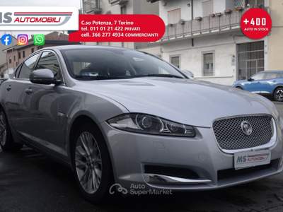 Jaguar XF Jaguar XF 3.0 DS V6 Luxury Unicoproprietario Argento usata Torino