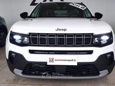 Jeep Avenger 100 CV Summit Km0 Bianco usata MONOPOLI