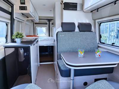 Fiat Ducato Burstner Campeo C 600 Skyline - Furgonato con tetto sollevabile Grigio usata Druento