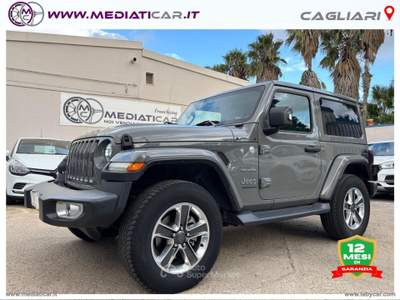 Jeep Wrangler Wrangler 2.2 Mjt II Sahara Grigio usata Cagliari