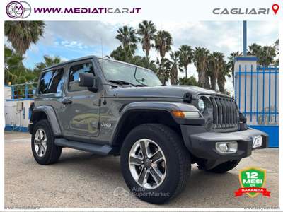 Jeep Wrangler Wrangler 2.2 Mjt II Sahara Grigio usata Cagliari