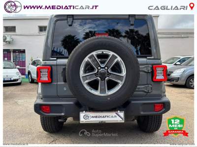 Jeep Wrangler Wrangler 2.2 Mjt II Sahara Grigio usata Cagliari