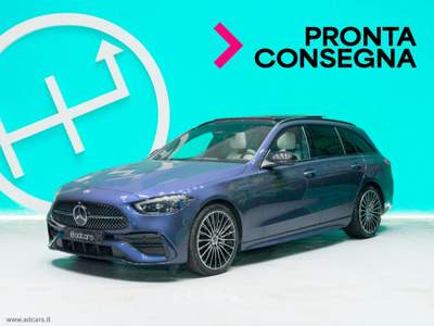 Mercedes-Benz Classe C C 220 d Mild hybrid S.W. AMG LINE *TETTO PANORAMICO*FARI MATRIX* Blu/Azzurro usata Castrezzato