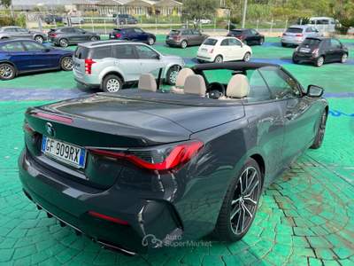 BMW Serie 5 M5 4er Cabrio M 440i xDrive 48V Grigio usata Aquino