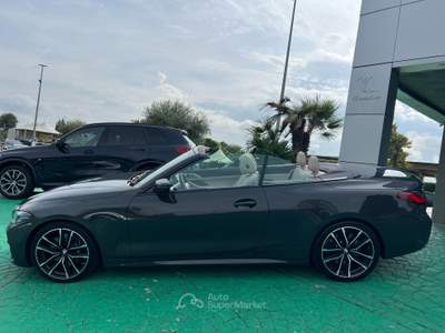 BMW Serie 5 M5 4er Cabrio M 440i xDrive 48V Grigio usata Aquino