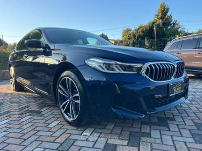 BMW Serie 6 Gran Turismo 630d d xDrive 48V Gran Turismo Msport Blu/Azzurro usata Zero Branco