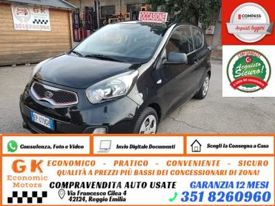 Kia Picanto FRIZIONE NUOVA, EURO 5A, OK NEOP, GARANZIA L.12 MESI. Nero usata Reggio nell'Emilia