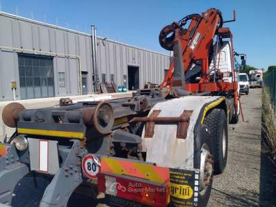 Mercedes-Benz Atego MERCEDES ATEGO 1828 GRU RAGNO SCARRABILE Bianco usata Ferrara