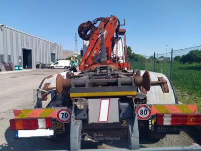 Mercedes-Benz Atego MERCEDES ATEGO 1828 GRU RAGNO SCARRABILE Bianco usata Ferrara
