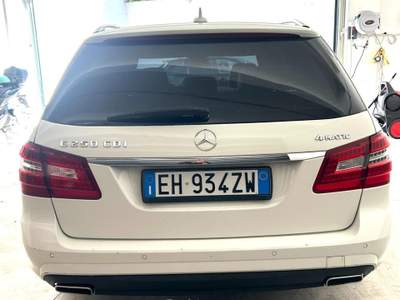 Mercedes-Benz Classe E E SW 250 cdi Avantgarde AMG 4matic TETTO Bianco usata BRESCIA