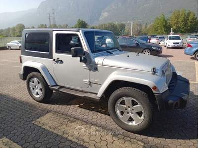 Jeep Wrangler EEP WRANGLER SAHARA 2.8 CRD WRANGLER Argento usata Pian Camuno