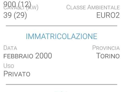 Fiat Seicento cat Young Blu/Azzurro usata BEINASCO