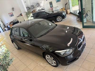 BMW Serie 1 114i Unico proprietario, libero da incidenti  KM.  CERTIFICATI Nero usata Cartura