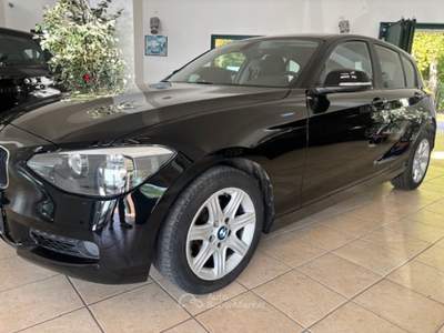 BMW Serie 1 114i Unico proprietario, libero da incidenti  KM.  CERTIFICATI Nero usata Cartura