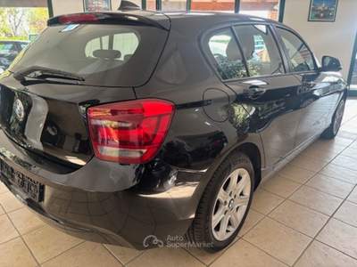 BMW Serie 1 114i Unico proprietario, libero da incidenti  KM.  CERTIFICATI Nero usata Cartura