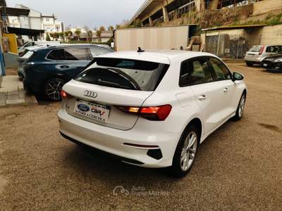 Audi A3 SPB 2.0 30 TDI 115cv Sportback Aut. Business Advanced Iva Detraibile Bianco usata Cercola