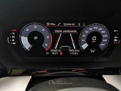 Audi A3 SPB 2.0 30 TDI 115cv Sportback Aut. Business Advanced Iva Detraibile Bianco usata Cercola